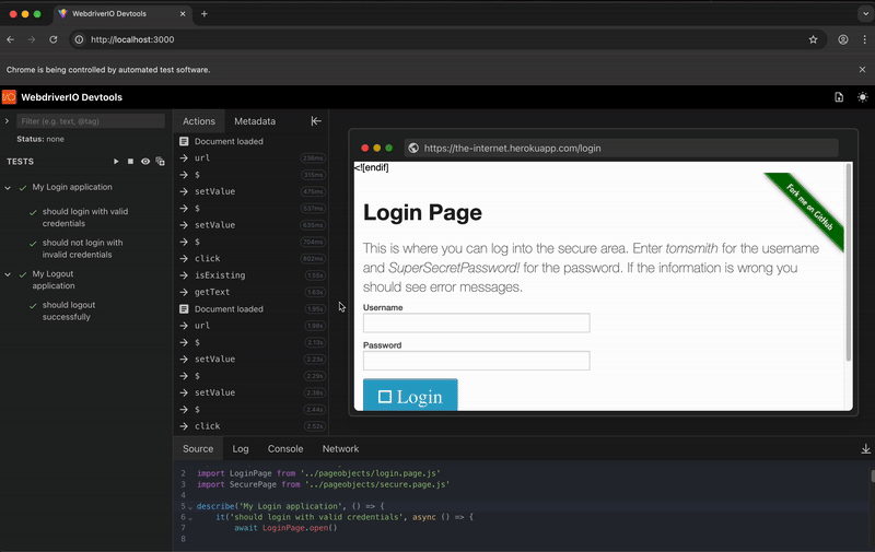 عرض توضيحي لعدسة الاختبار